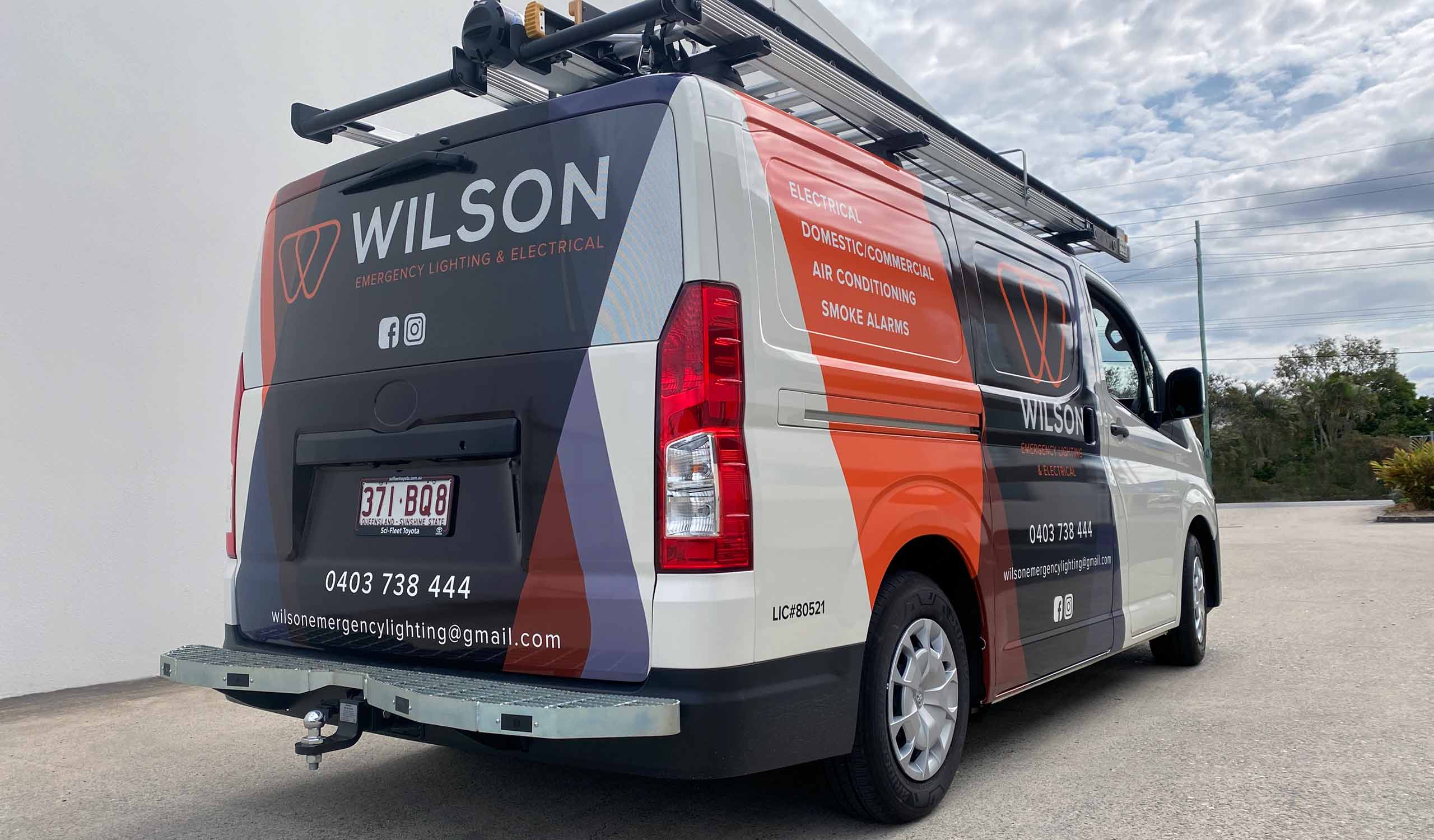wilson van vehicle wrap